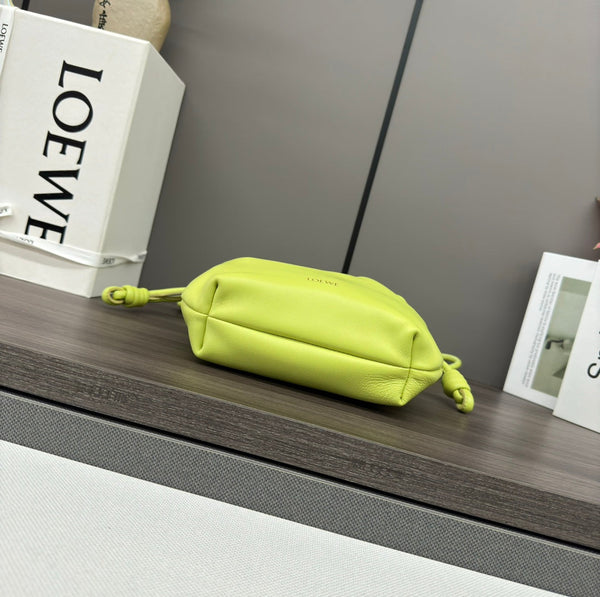 Borsa Loewe Flamenco 23 Lime Agnello Ghw