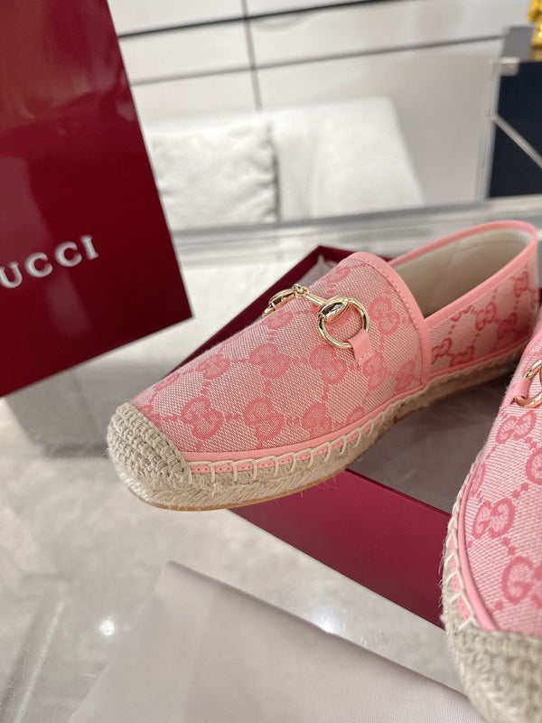 GC 2025 Espadrille With Horsebit Pink Canvas 292462