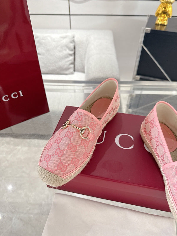 GC 2025 Espadrille With Horsebit Pink Canvas 292462