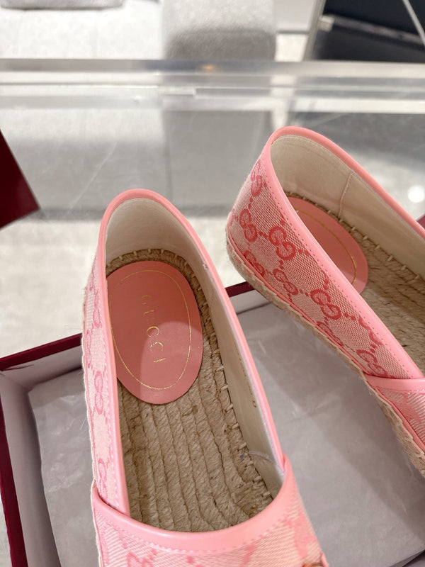 GC 2025 Espadrille With Horsebit Pink Canvas 292462