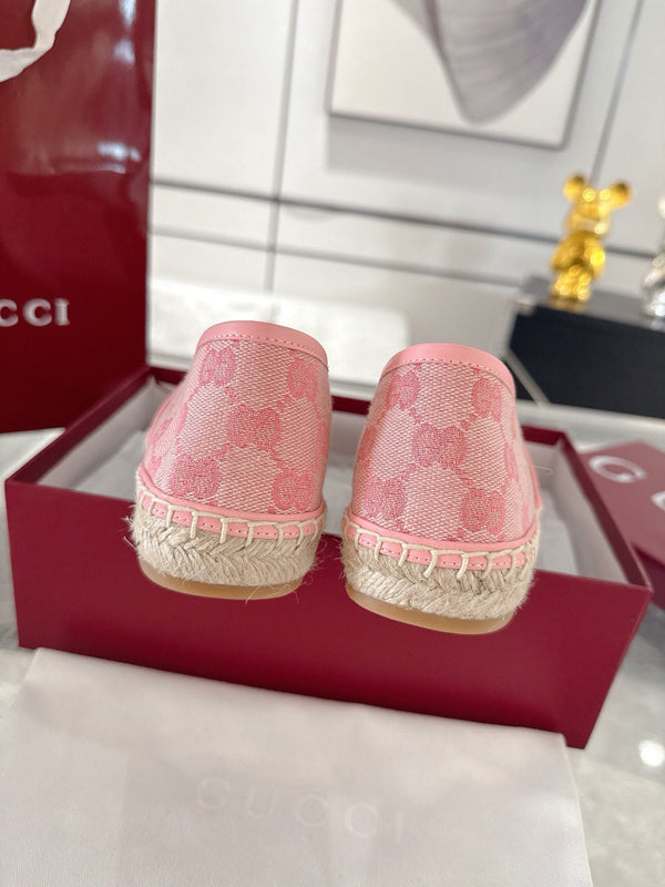 GC 2025 Espadrille With Horsebit Pink Canvas 292462