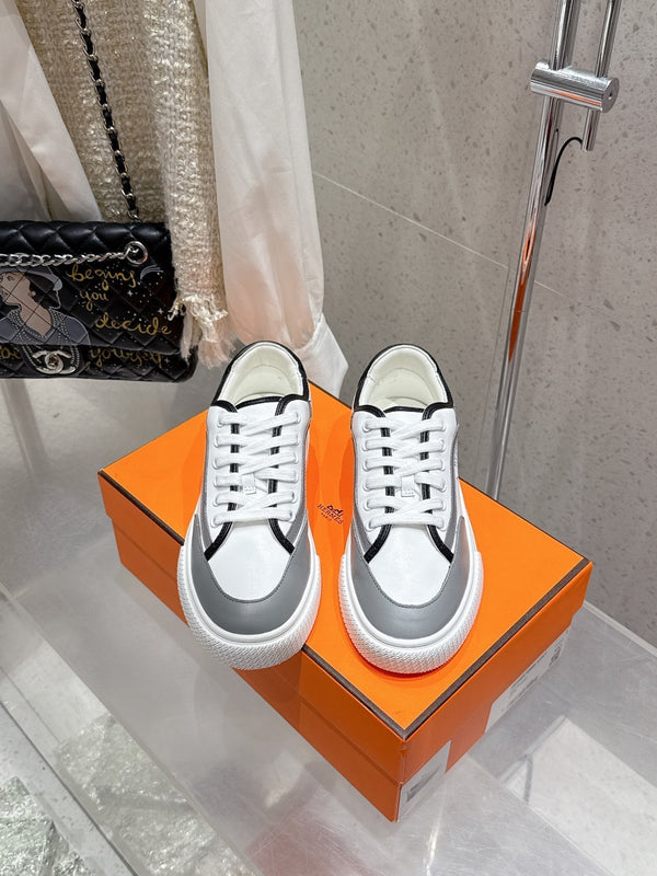 HM Get Sneaker Multicolore Blanc Calfskin 204754