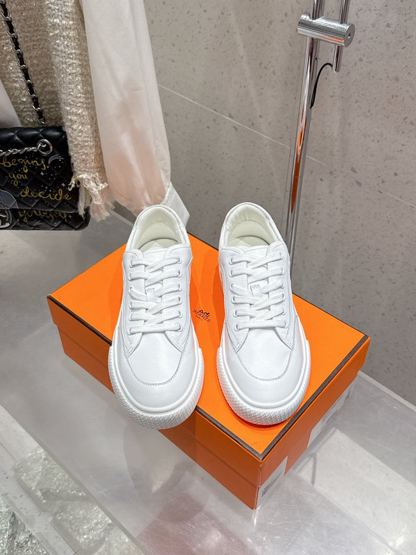 HM Get Sneaker White mix Caramel Cowhide 204756