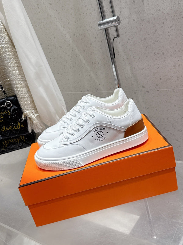 HM Get Sneaker White mix Caramel Cowhide 204756