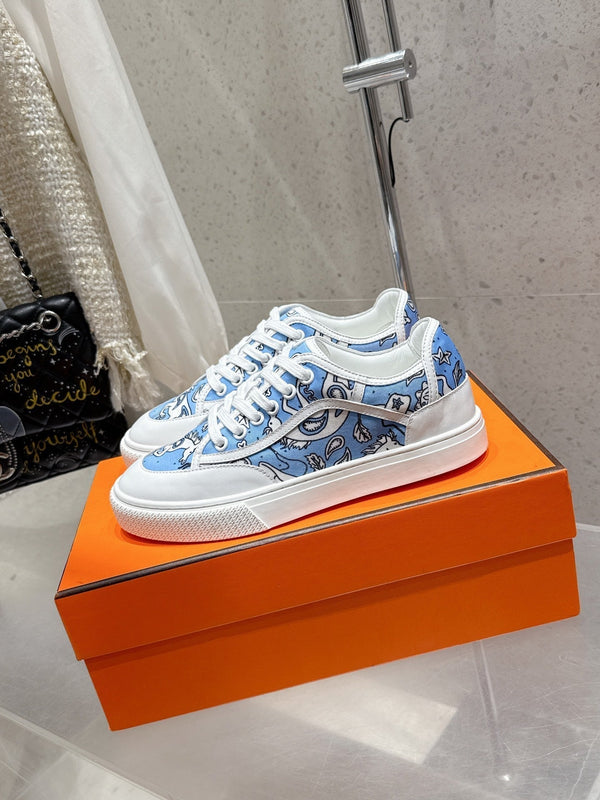 HM Get Sneaker Demin Blue Denim and Calfskin 204762