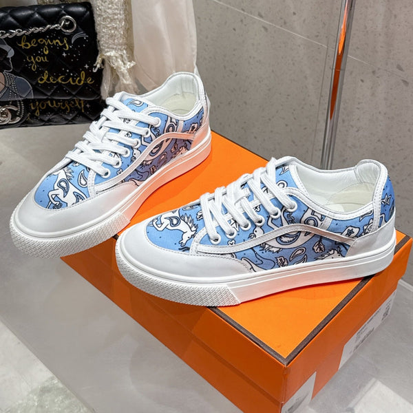 HM Get Sneaker Demin Blue Denim and Calfskin 204762