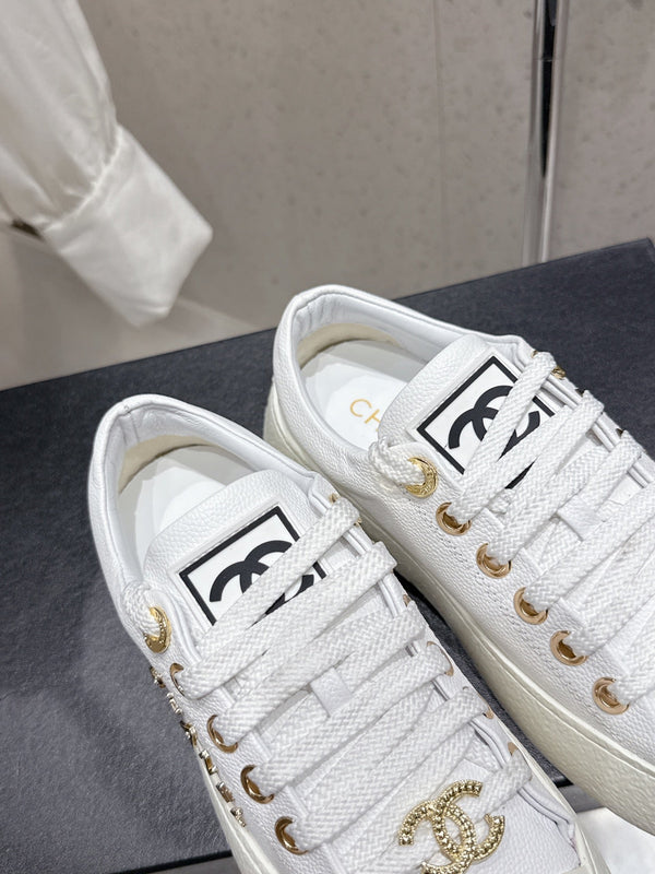 CC Sneaker White cowhide 204667