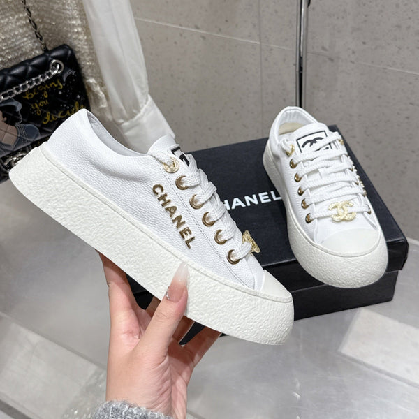 CC Sneaker White cowhide 204667
