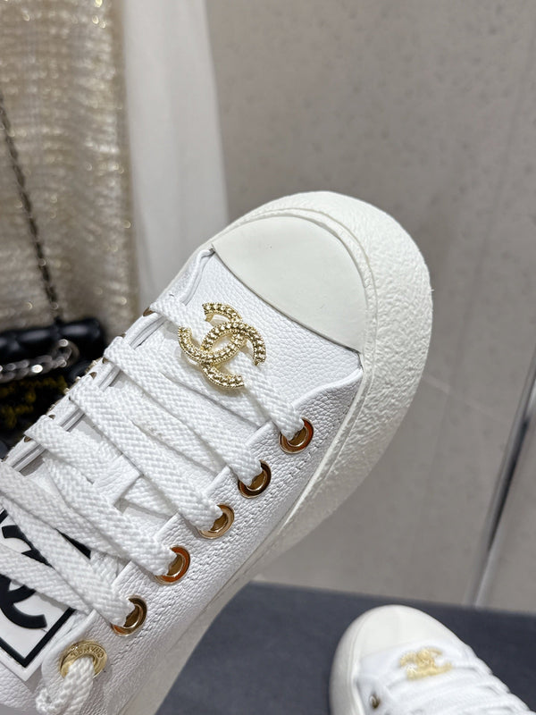 CC Sneaker White cowhide 204667