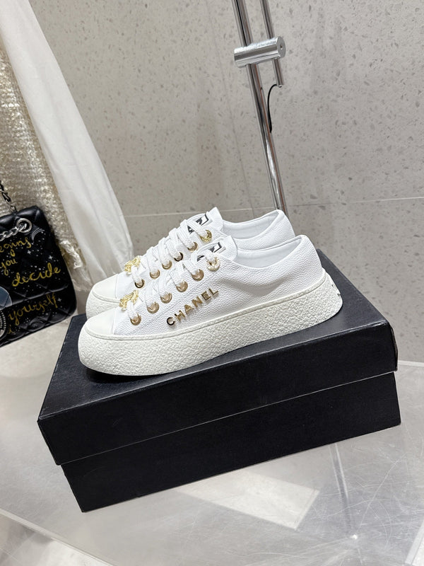 CC Sneaker White cowhide 204667