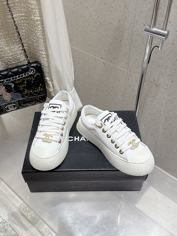 CC Sneaker White cowhide 204667