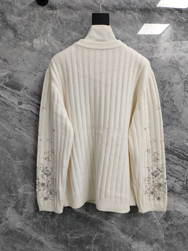 Gucci Cardigan Cream Wool Cashmere 289092