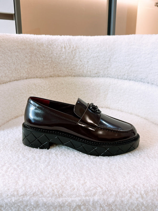 CC Moccasins 45mm In Burgundy Glossy Lambskin 144629