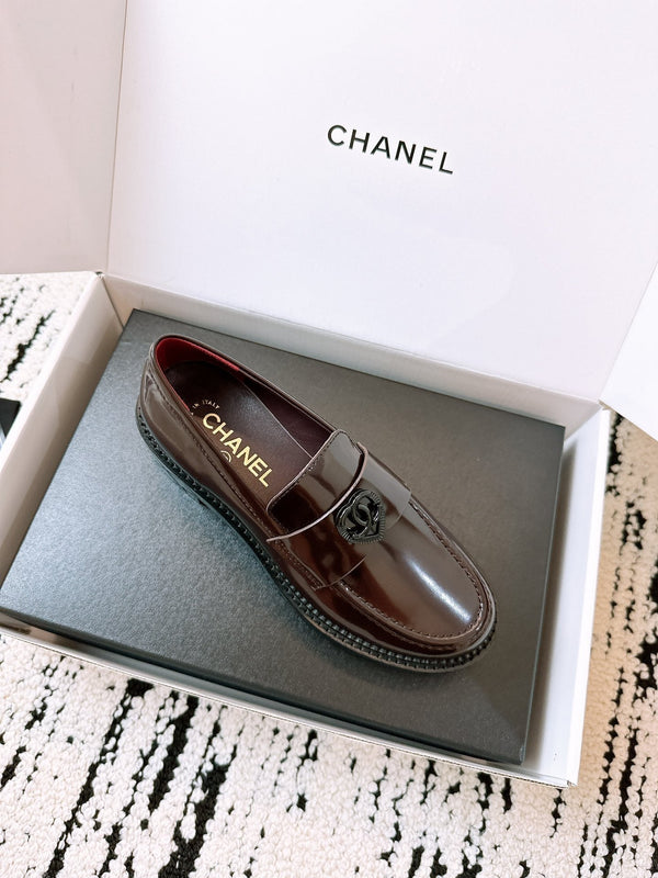 CC Moccasins 45mm In Burgundy Glossy Lambskin 144629