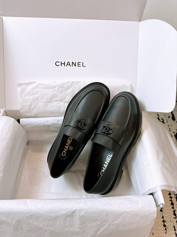 CC Moccasins 45mm In Black Lambskin 144631