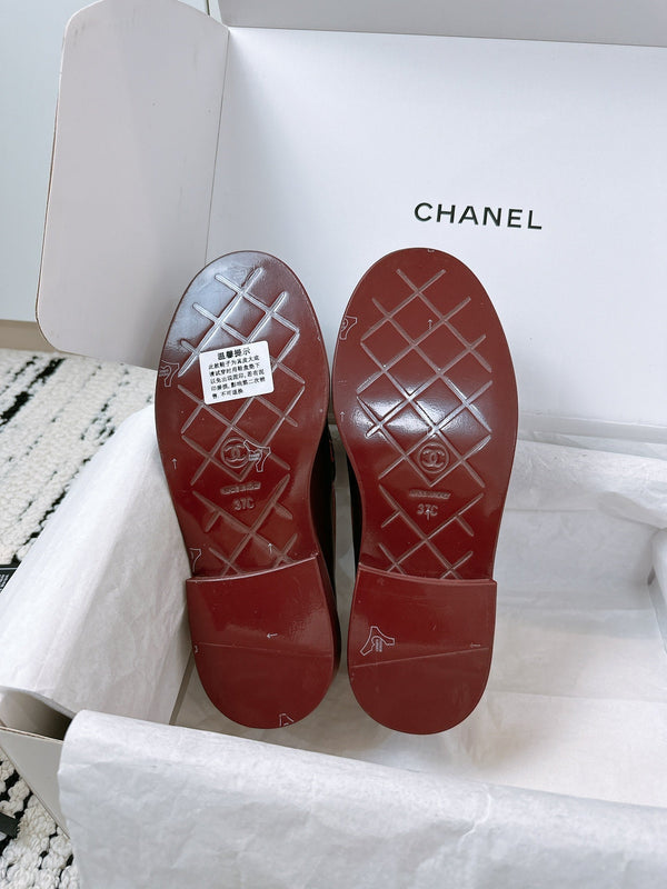 CC Moccasins 25mm In Burgundy Lambskin 144653