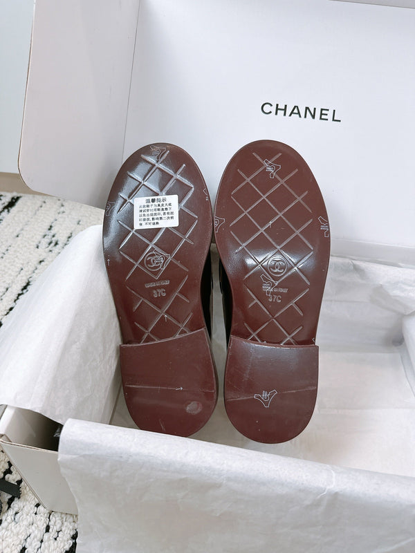 CC Moccasins 25mm In Burgundy Lambskin 144653