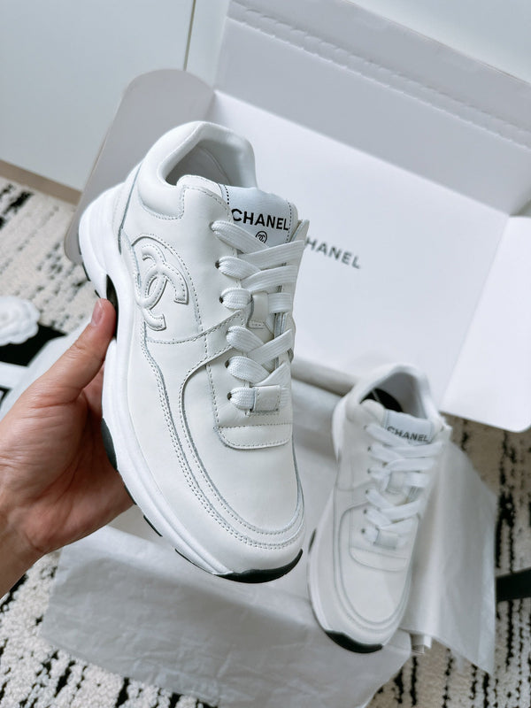 CC Sneaker 35mm In White Soft Cowhide 144702