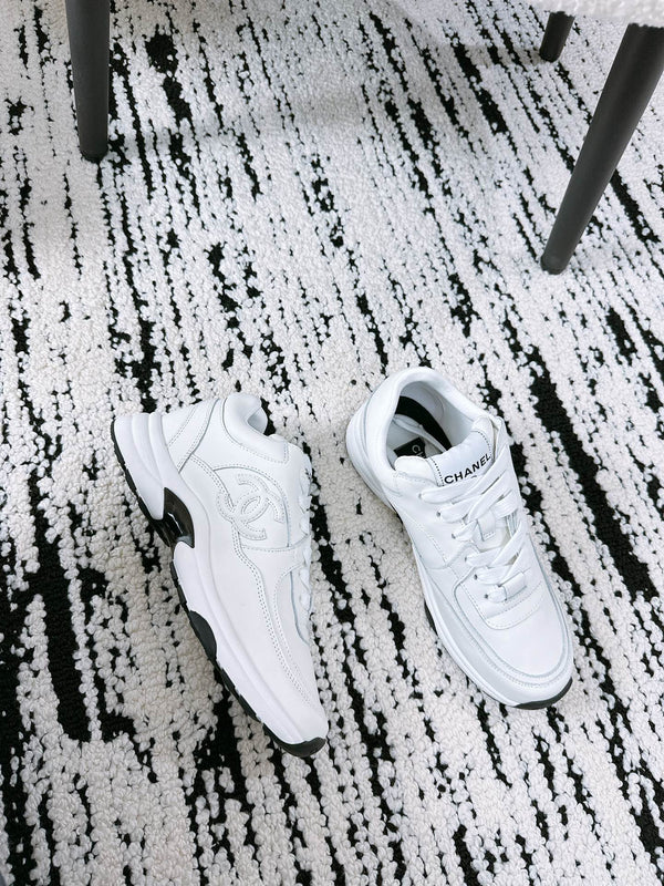 CC Sneaker 35mm In White Soft Cowhide 144702