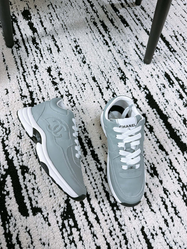 CC Sneaker 35mm In Grey Soft Cowhide 144708