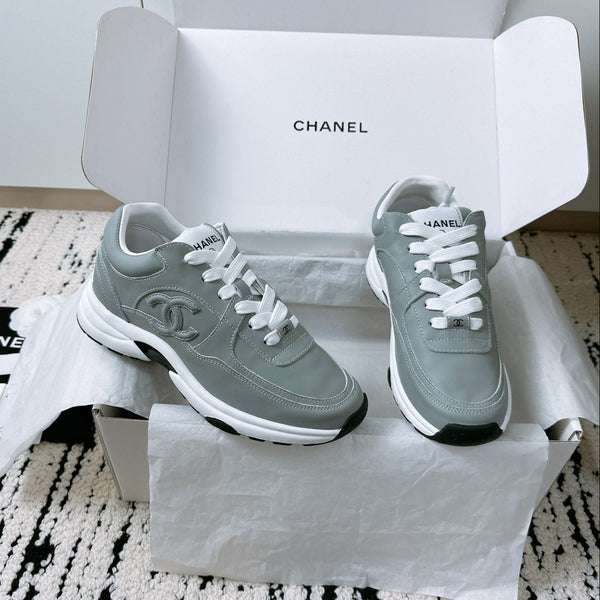 CC Sneaker 35mm In Grey Soft Cowhide 144708
