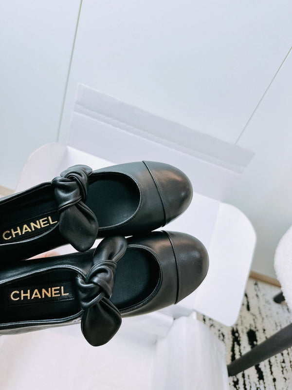 CC Mary Janes 15mm In Black Cowhide 144487