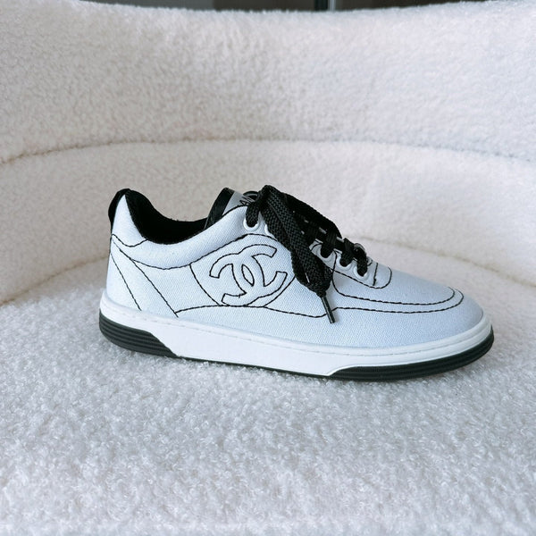 Sneaker CC in tessuto canvas bianco 144501