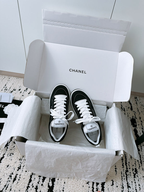CC Sneaker In Black Canvas Fabric 144507