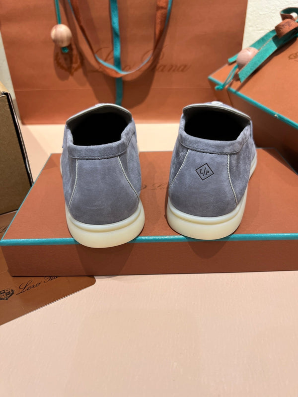 mocassino lp summer charm walk rock grey beige suede