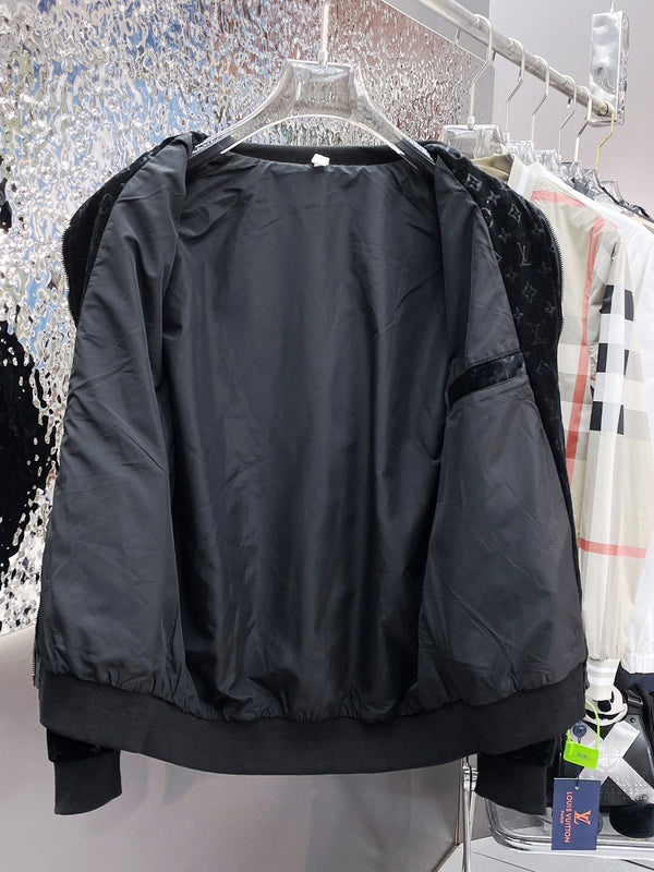 GIACCA LV IN VELLUTO MONOGRAM NERO 239034