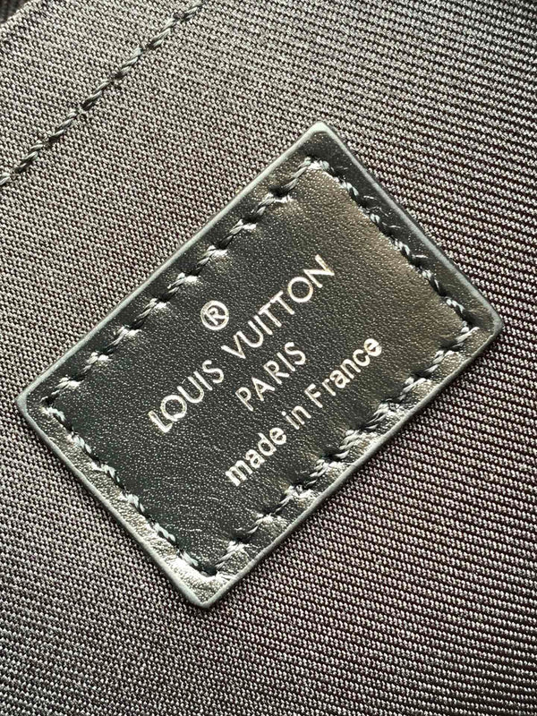 LV S Lock Sling Bag 21cm Black Monogram-embossed Taurillon leather