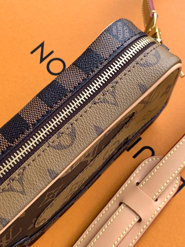 LV Trocadéro Bag Brown Boro Monogram Landscape canvas & Cowhide