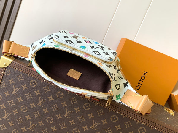 LV x Tyler M24858 Rush Bumbag White Monogram Canvas & Calfskin GHW