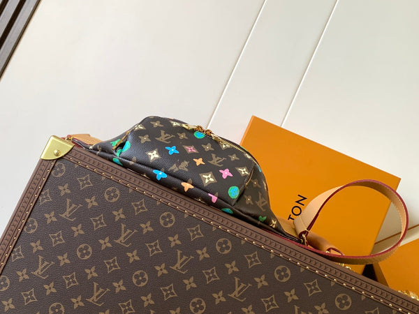 LV x Tyler M24858 Rush Bumbag Brown Monogram Canvas & Calfskin GHW