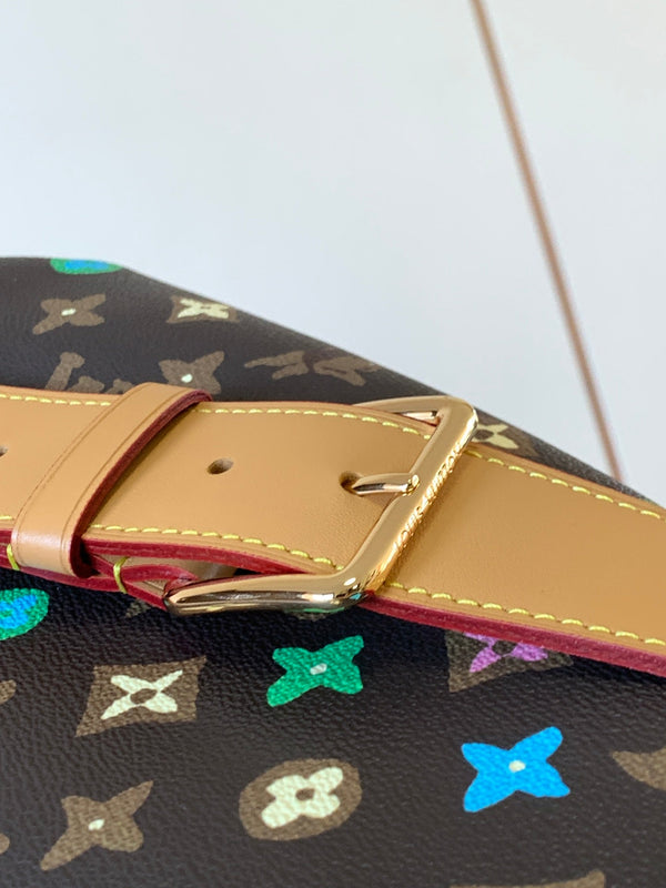 LV x Tyler M24858 Rush Bumbag Brown Monogram Canvas & Calfskin GHW