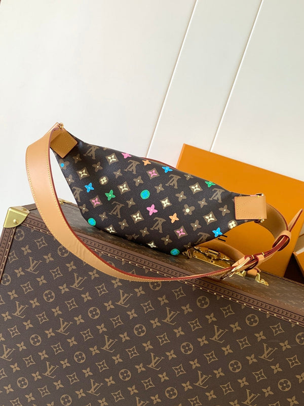 LV x Tyler M24858 Rush Bumbag Brown Monogram Canvas & Calfskin GHW