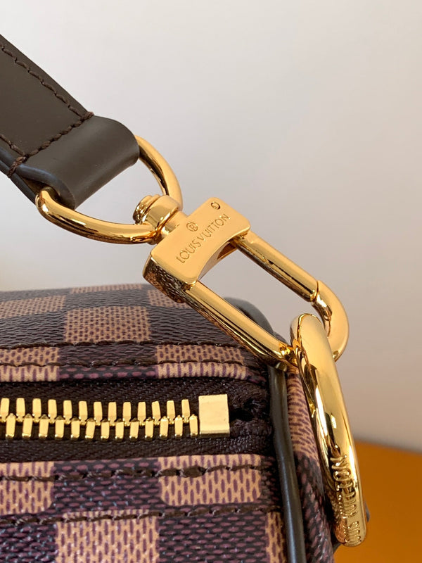 LV Keepall Bandoulière 50 Brown Damier Phriendship Canvas
