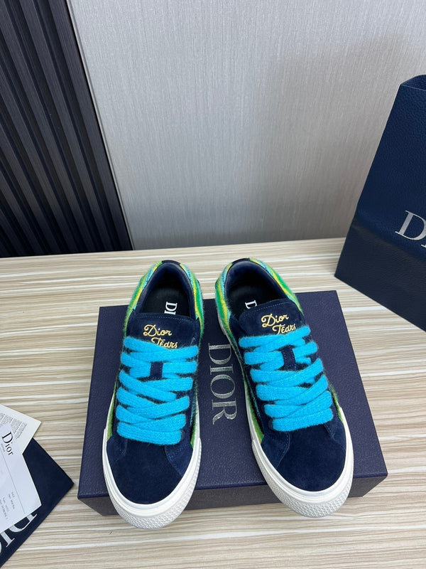CD B33 SNEAKER NAVY SUEDE AND FABRIC