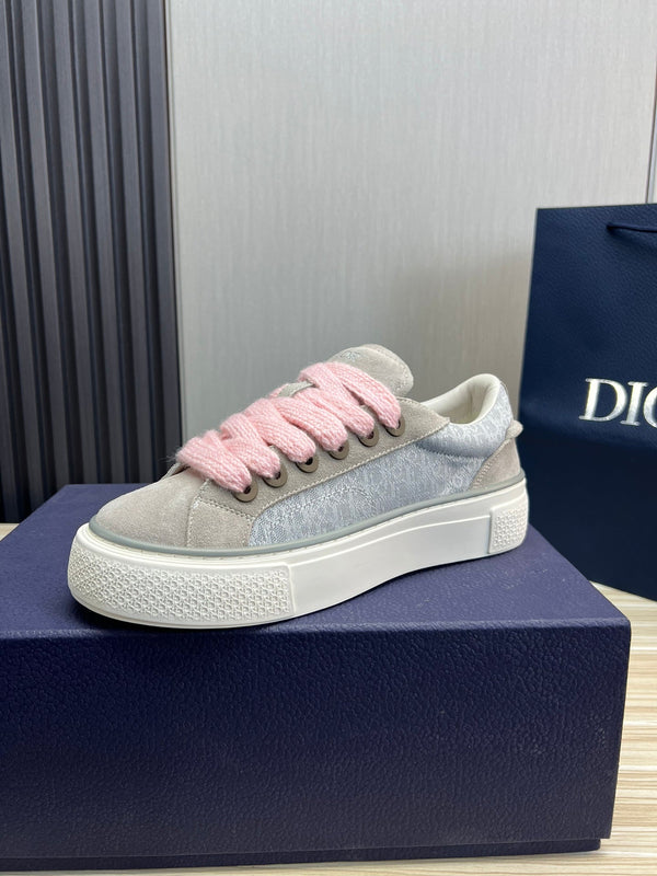 CD B33 SNEAKER GRAY SUEDE AND FABRIC