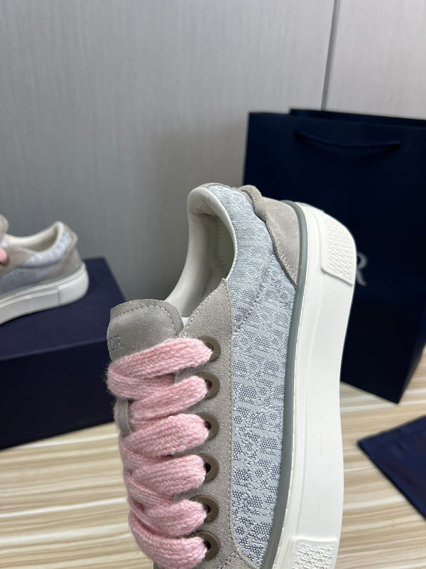 CD B33 SNEAKER GRAY SUEDE AND FABRIC