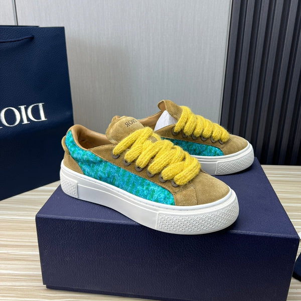 CD B33 SNEAKER FLAX SUEDE AND FABRIC