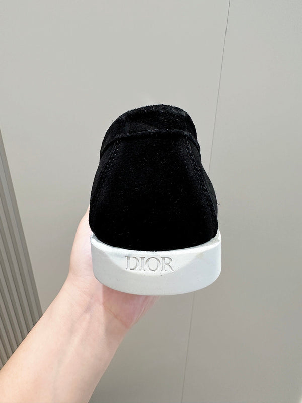 CD GRANVILLE BASIC LOAFER BLACK EMBOSSED CALFSKIN