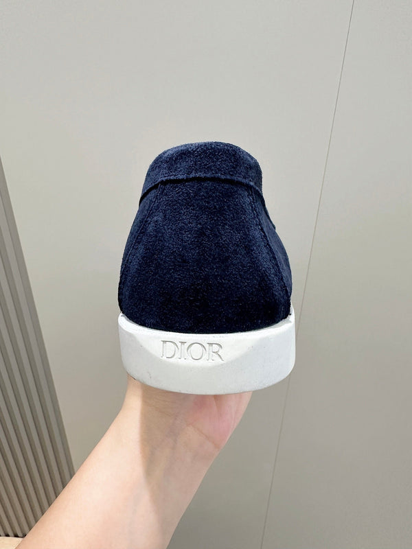 CD GRANVILLE BASIC LOAFER COBALT EMBOSSED CALFSKIN