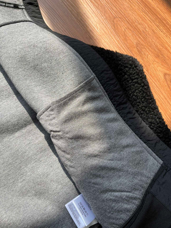 C. Goose Hoodie Black Lambswool 0010