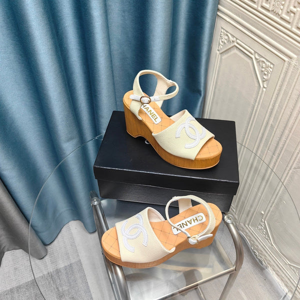 cc platform white satin