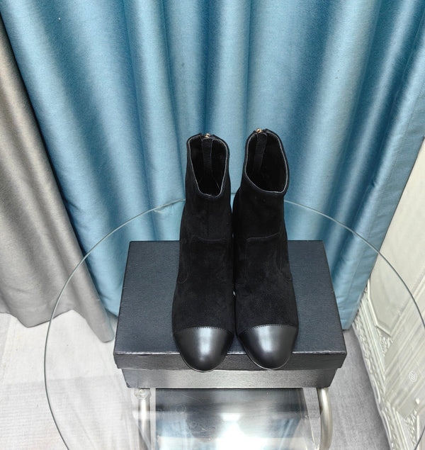 CC Ankle Boots 70mm Black Suede