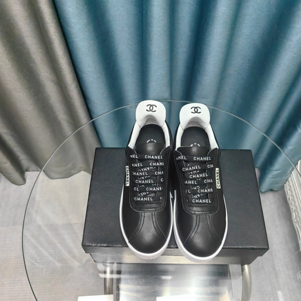 CC Low Sneaker Black Cowhide