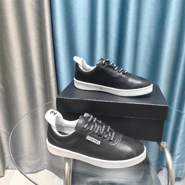 CC Low Sneaker Black Cowhide