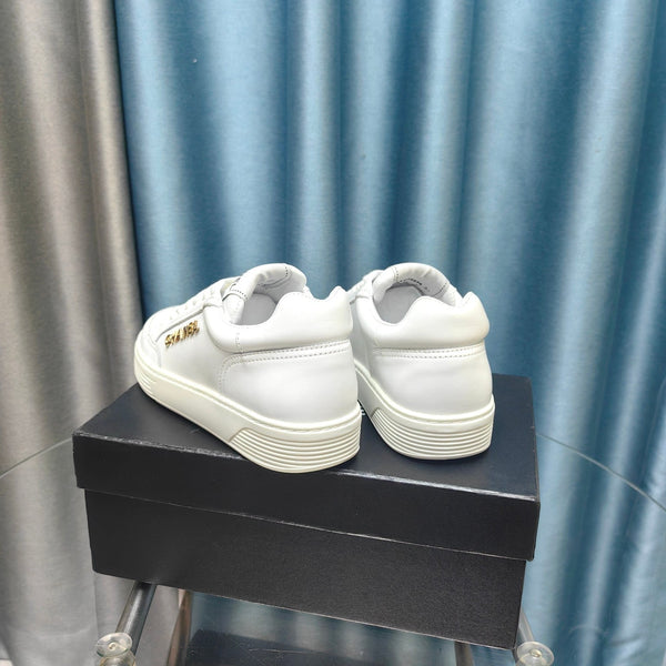 CC Low Sneaker White Cowhide