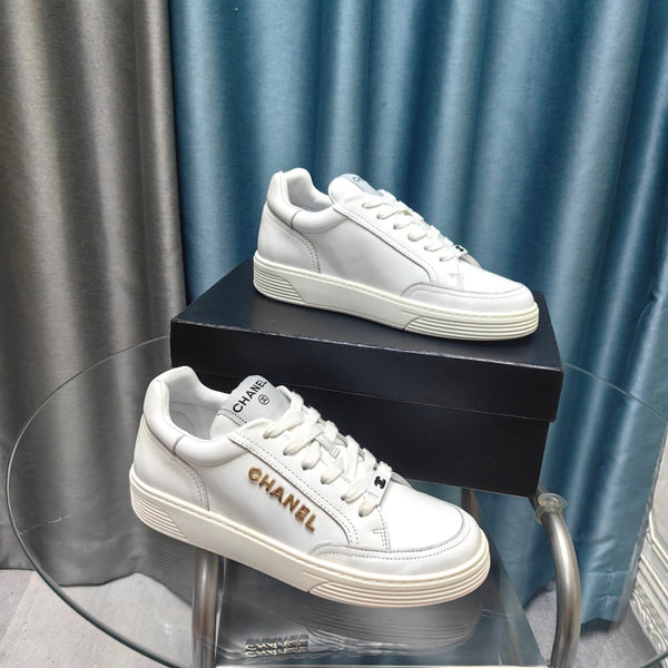 CC Low Sneaker White Cowhide